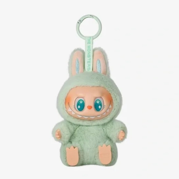 POP MART Accessories - POP MART The Monsters - Labubu Have A Seat plush pendant - ‘Ququ’